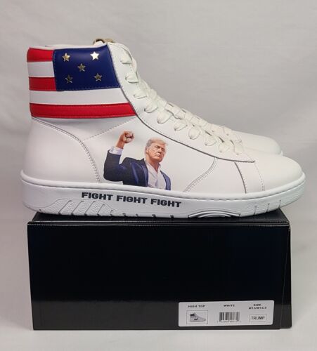 Donald Trump FIGHT FIGHT FIGHT High Top Sneakers | Size 13 | LIMITED To 5000 🔥