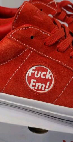Supreme × Vans Sid RED | Mens Size 12 | "Fuck Em!" Ships FAST! Fashion Sneakers