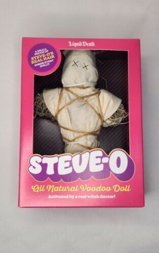 Liquid Death x Steve-O VooDoo Doll Actually Steveos Hair In This Doll Crazy Rare