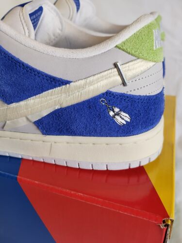 Nike SB Dunk Low Pro QS x Fly Streetwear Gardenia | Mens Sz 13 | Royal Sail Fog