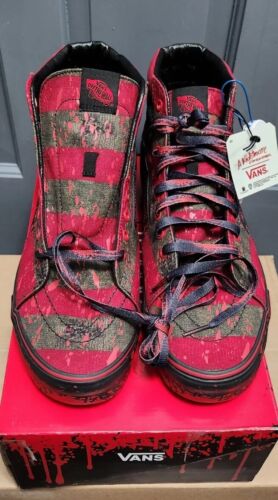 Vans Sk8-Hi x Nightmare On Elm Street Freddy Krueger House Of Terror MENS SZ 13