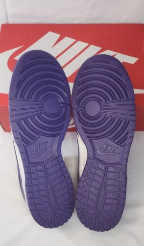 Nike Dunk Low Retro "Court Purple" | Mens Size 11.5 | White Purple Leather NEW