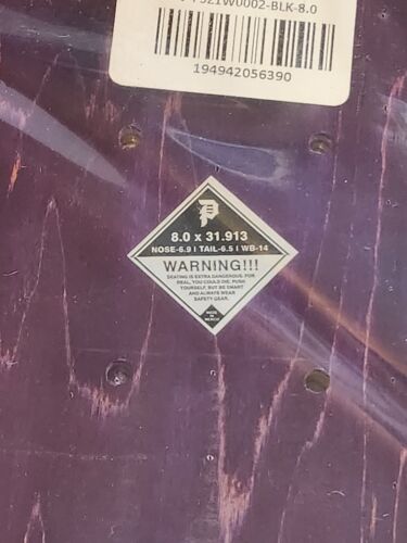 Primitive Dragon Ball Super Zamasu Robert Neal DBZ Skateboard Deck 8.0 Manga 🔥