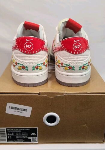 Nike SB Dunk Low Decon N7 | Mens Sz 11.5 | University Red Sail Opti Yellow π₯