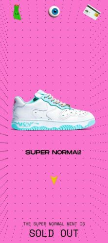MSCHF Super Normal 2 Mint Mens Size 12 Coke White Green Blue University Red NEW!