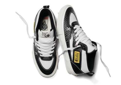 Vans x Carpet Company Skate Half Cab | Mens 10.5 | Black Croc Embossed Leather