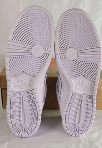 Nike SB Dunk Low Pro ISO Triple White | Mens Size 13 | NEW 2024 Orange Label 🔥