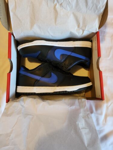 Nike Dunk Low Midnight Navy Game Royal Mens Size 3Y / Women's 4.5 BRAND NEW!