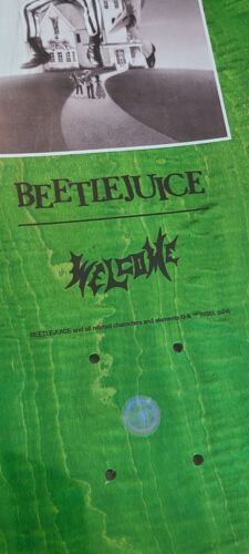 Welcome x Beetlejuice Sandworm And Movie Poster Top Deck 10.5' - BRAND NEW