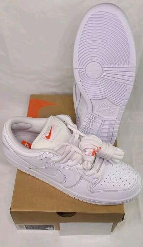 Nike SB Dunk Low Pro ISO Triple White | Mens Sz 12 | Orange Label NeW Skate Shoe