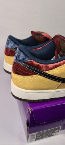 Nike SB Dunk Low City Of Cinema | Mens Sz 12 | Celestial Gold Red Navy Black NEW*