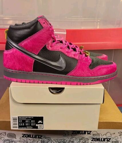 Nike SB Dunk High QS x RTJ | Mens Sz 12 | Run The Jewels Active Pink Blackš„