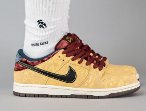 Nike SB Dunk Low City Of Cinema | Size 13 | Red Velvet Gold Wheat SHIPS TODAY!