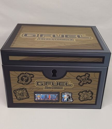 Gfuel x One Piece Treasure Chest Collectors Box | Devil Fruit Flavors Luffy Nico