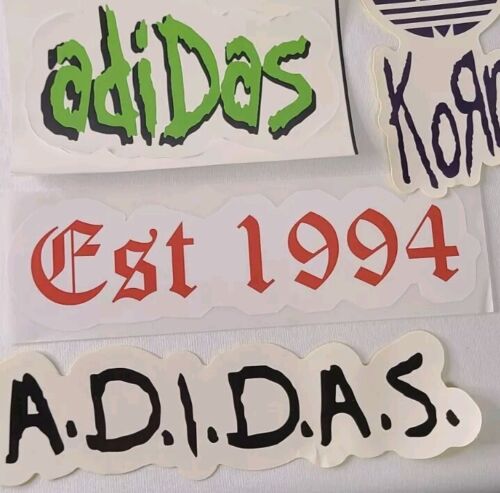 Korn x Adidas Sticker Pack From Every Collab - 12 Stickers - Super RARE! 🔥