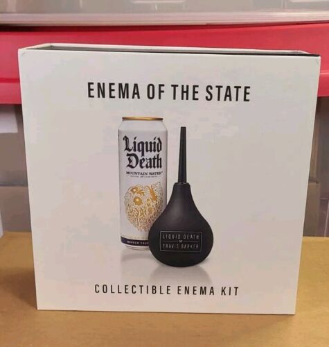Travis Barker x Liquid Death Enema of the State Collectible Enema Kit π₯