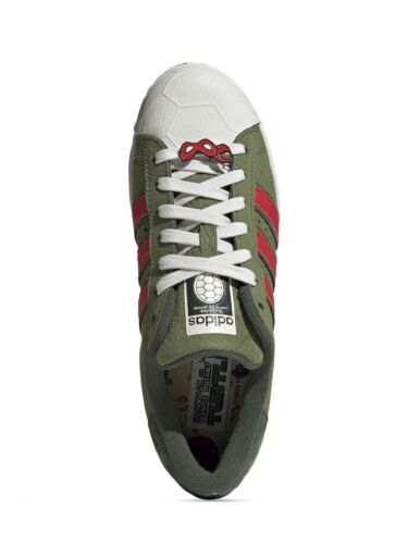 Adidas x TMNT Shell-Toe Sneakers | Mens US Size 12.5 | New with small defect HAS COMIC BOOK