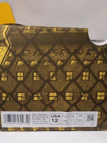 Jordan 1 Retro OG SP 'Union LA Bephies Beauty Supply Summer of 96' | Mens Sz 12