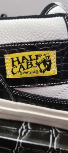 Vans x Carpet Company Skate Half Cab | Mens Sz 11 | Black Croc Embossed Leather
