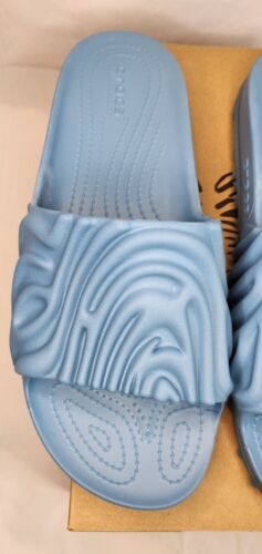 Crocs x Salehe Bembury Pollex Slide | Mens Size 11 | Ships FAST Blue Tashmoo NEW
