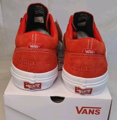 Supreme × Vans Sid RED | Mens Size 12 | "Fuck Em!" Ships FAST! Fashion Sneakers