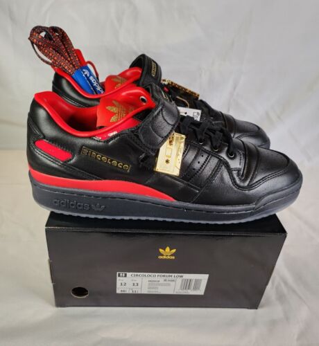 Adidas Circoloco Forum Low Limited Edition BLACK & RED MENS 12