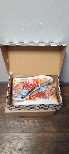 Vans x One Piece Sk8-Hi 'Punk Hazard' 360° Graphic | Size 11.5 | Monkey D. Luffy Zoro Usopp Franky Nami Sanji Robin