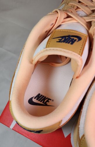 W Nike Dunk Low LX Gold Suede Mens Size 11.5 /Womens 13 Extended Size A+ QUALITY