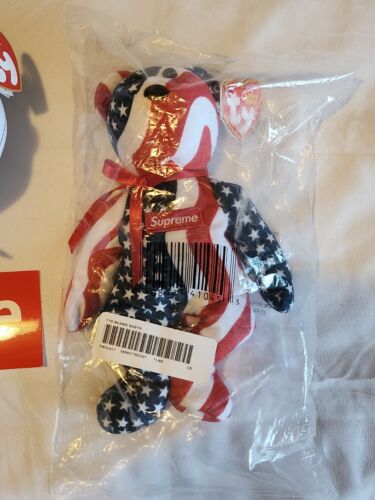 SUPREME x TY Beanie Baby - FW22 2022 + Chicago Cubs Beanie + Sticker Bundle
