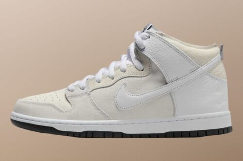 AntiHero x Nike SB Dunk High Pro | Mens Size 12 | White Cream Grey Black Crackle