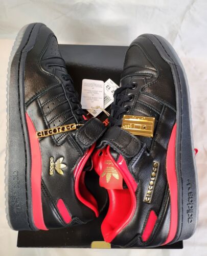 Adidas Circoloco Forum Low Limited Edition BLACK & RED MENS 12