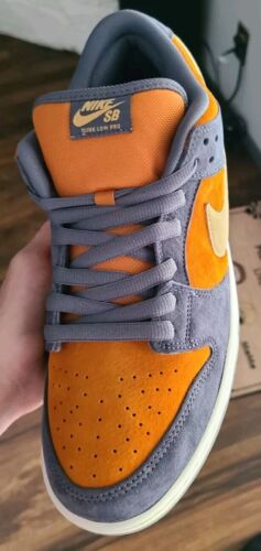 Nike SB Dunk Low Pro Light Carbon Monarch | Mens Sz 12 | USA Red Blue Gold White