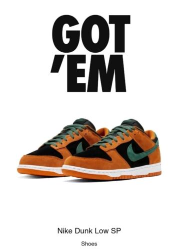 Nike Dunk Low SP Ceramic | Mens Sz 12.5 | Ugly Duckling Pack Black Orange Green