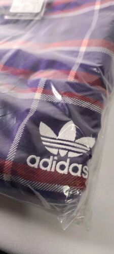 Adidas x Korn Long Sleeve Purple Flannel | Size LARGE | Oversized Fit NWT 🔥