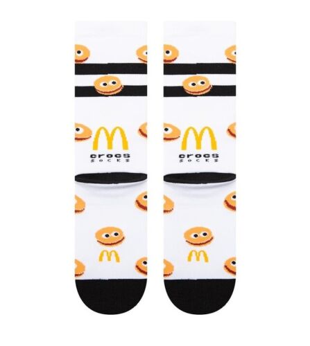 Crocs x Hamburglar McDonald's Socks | Size S/M | Silly Odd Socks Great Gift!