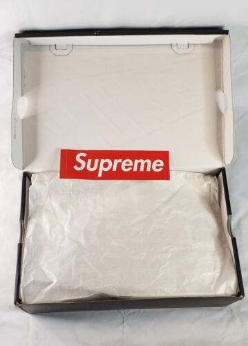 Nike Air Zoom Flight 95 x Supreme SP HEMP | Mens Size 12 | Tan & White + Sticker