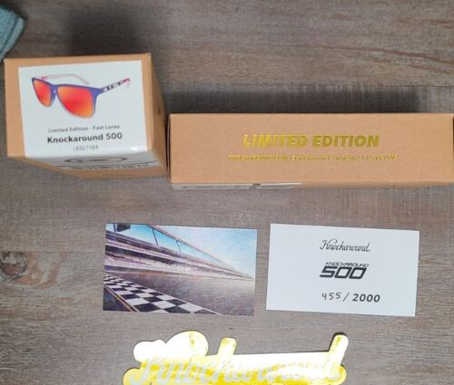 Knockaround 500 Limited / Special Edition Nascar Sunglasses Only 2000 Made! NIB