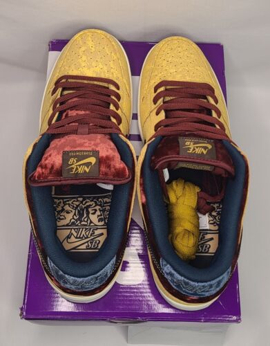Nike SB Dunk Low City Of Cinema | Mens Sz 12 | Celestial Gold Red Navy Black NEW*