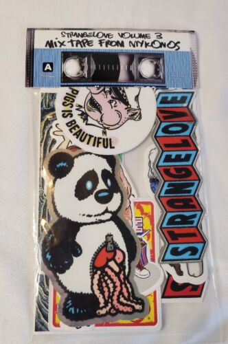 Strangelove Stickers Volume #3 Mixtape - Captain Spalding Panda Jesus Elf Pigs