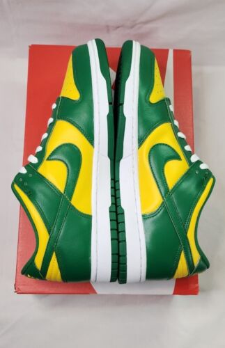 Nike Dunk Low SP Brazil 2020/2024 Green Yellow | Mens Size 9.5 | ✅️ Ships FAST