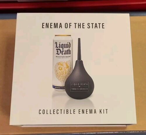 Travis Barker x Liquid Death Enema of the State Collectible Enema Kit π₯