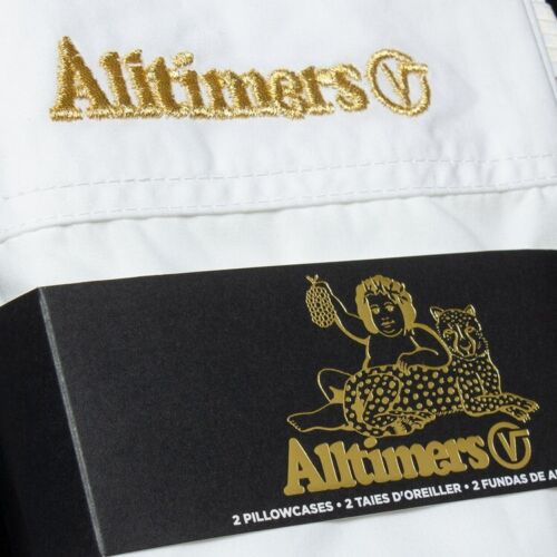 Vans x Alltimers PILLOW CASE SET | 2 Pack | NWT Gold Embroidered! (Not A Shirt!)