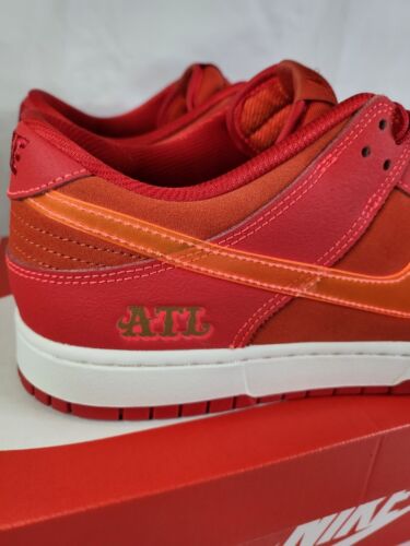 Nike Dunk Low ATL Atlanta | Mens Size 12 | University Red Bright Crimson HOT🔥