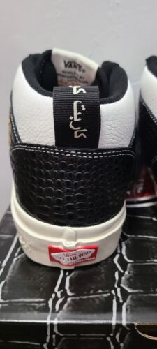 Vans x Carpet Company Skate Half Cab | Mens Sz 10 | Black Croc Embossed Leather