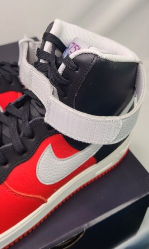 Nike Air Force 1 High '07 LV8 NBA 75th Ani | Mens 12 | Red Black Grey Fog RARE!