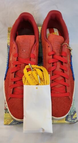 Puma x One Piece Suede 'BUGGY' | MENS SZ 12 | Ultra Red Anime Collab Ships FAST!