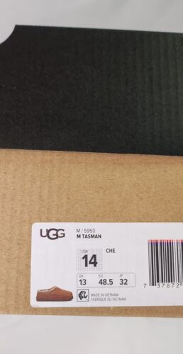 Ugg Tasman Chestnut Slipper 5950 | Mens Sz 14 | Brown Fur New In Box