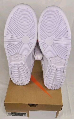 Nike SB Dunk Low Pro ISO Triple White | Mens Sz 12 | Orange Label NeW Skate Shoe