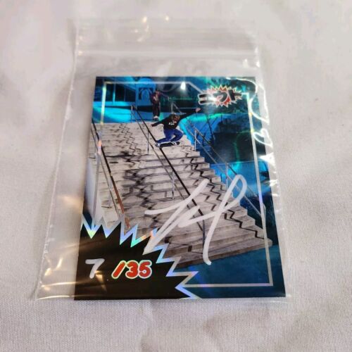 ABD Collectibles Yuto Horigome Quickstrike Autographed Card #7/35 Blue Lava 🔥