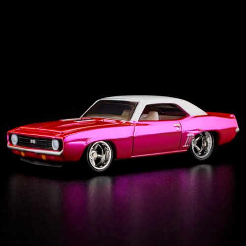 RLC Hot Wheels Collectors 1969 Chevy Camaro Pink SS Opening Hood RLC Exclusive!